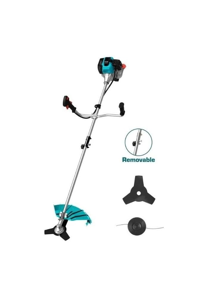 TOTAL توتال TP5434421 ماكينة قص العشب وقطع الشجيرات بالبنزين - Image 1