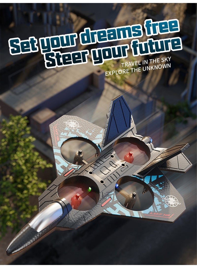 Remote-controlled aircraft 2.4G remote-controlled fighter jet Drone Model aeroplane Glider EPP foam toy Remote-controlled drone Children's gift - Image 3