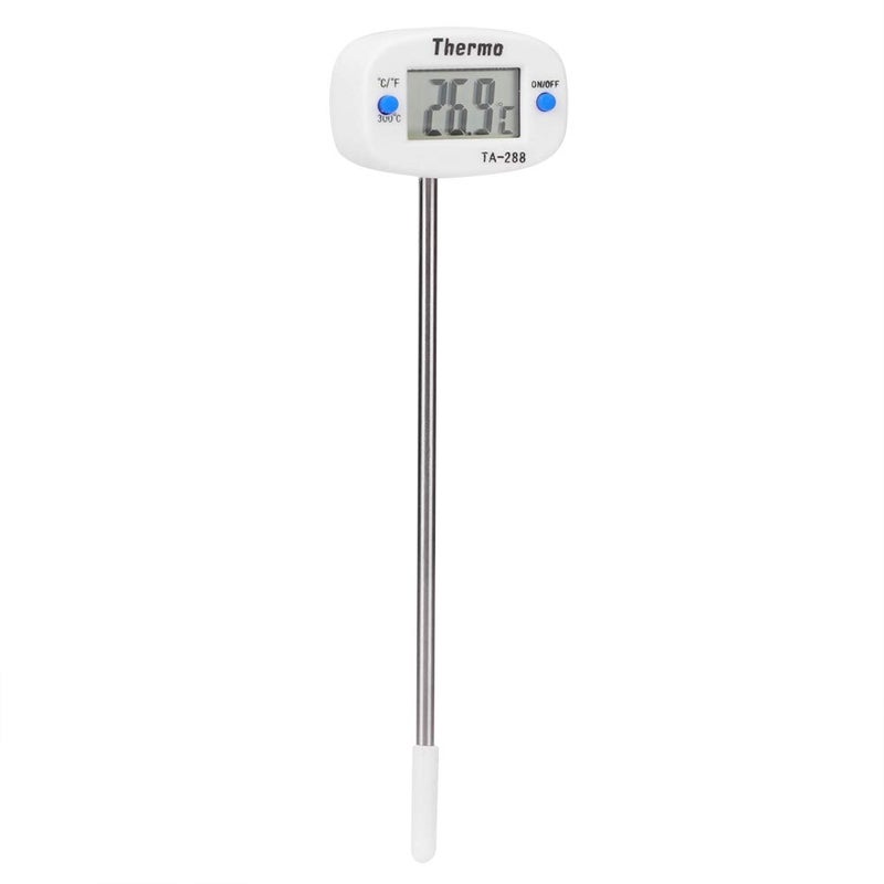 Kadimendium TA288 Digital Food Thermometer Portable Cooking Thermometer Electronic Temperature Measuring Device with Super Long Probe for Home Lab - Image 1