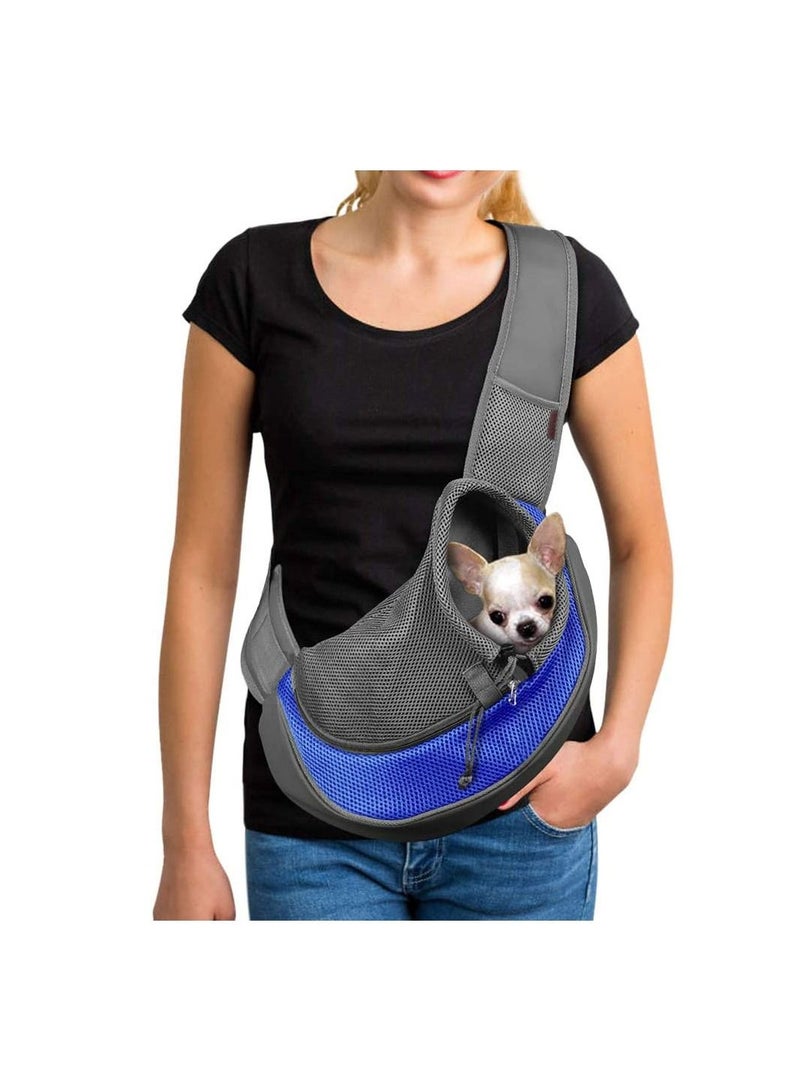 Cool Baby COOLBABY Pet Dog Out Carrying Bag Pet Dog Sling Carrier Breathable Mesh Travel Safe Sling Bag Carrier for Dogs Cats Within 3 kg - Image 1