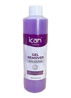 Gel Polish Remover Acetone,Salon UV LED Nail Polish Cleaner 250ml