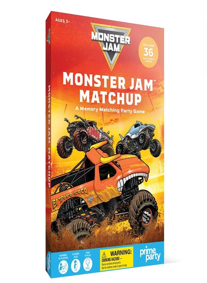 Prime Party Monster Jam Match Memory Game - Image 1