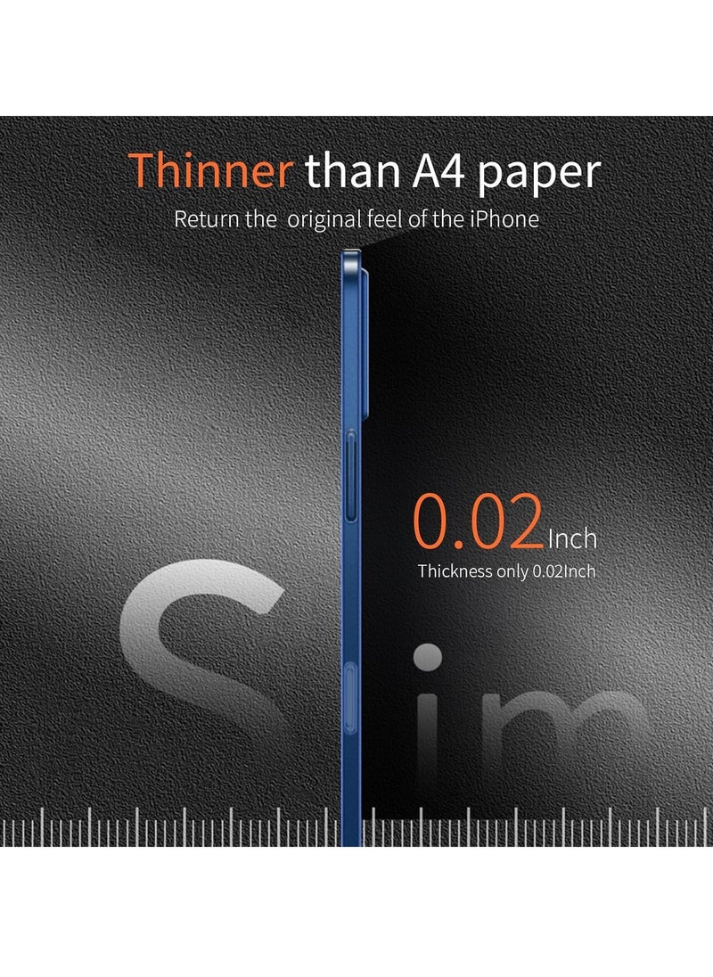 JAJEEK Dataroad iPhone 16 Plus Slim Case – 0.2mm Paper-Thin Lightweight Case, Matte Finish PP Back Cover, Anti-Fingerprint & Yellowing Protection, Ultra-Slim Design, Compatible with iPhone 16 Plus 6.7 Inch - Image 2