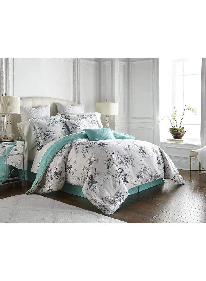 هوتيل لينين كلوب طقم غطاء لحاف كلوب جلو فريش ديزاين سانتا باربرا مقاس كينج  قطع  خيط % قطن ساتان مطبوع رقميًا