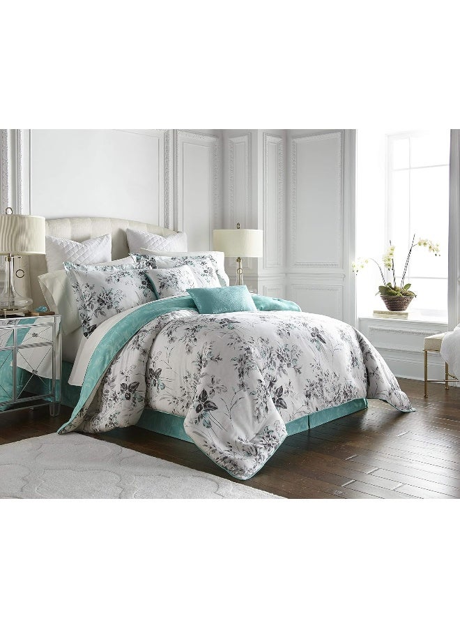 Hotel Linen Klub Hotel Linen Klub Glofresh Santa Barbara Design Duvet Cover King Size 3PC Set 300 TC 100% Cotton Sateen Digital Printed Design - Image 2