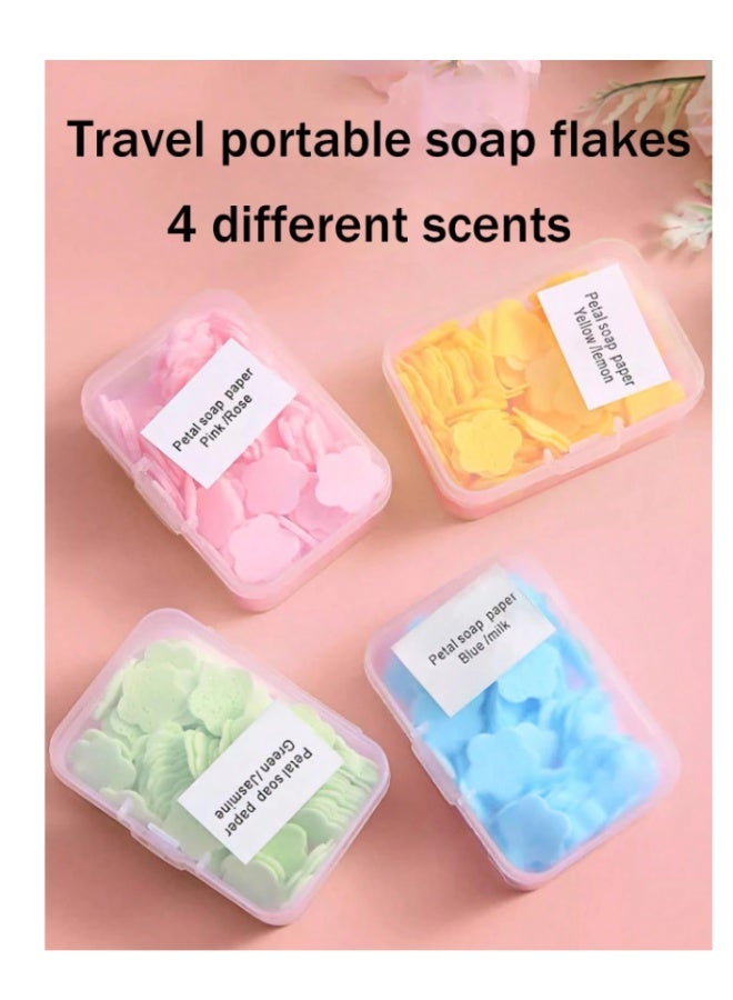 240 scented soap sheets in 4 packs – dispersible soap sheets for travel and everyday use - Image 2