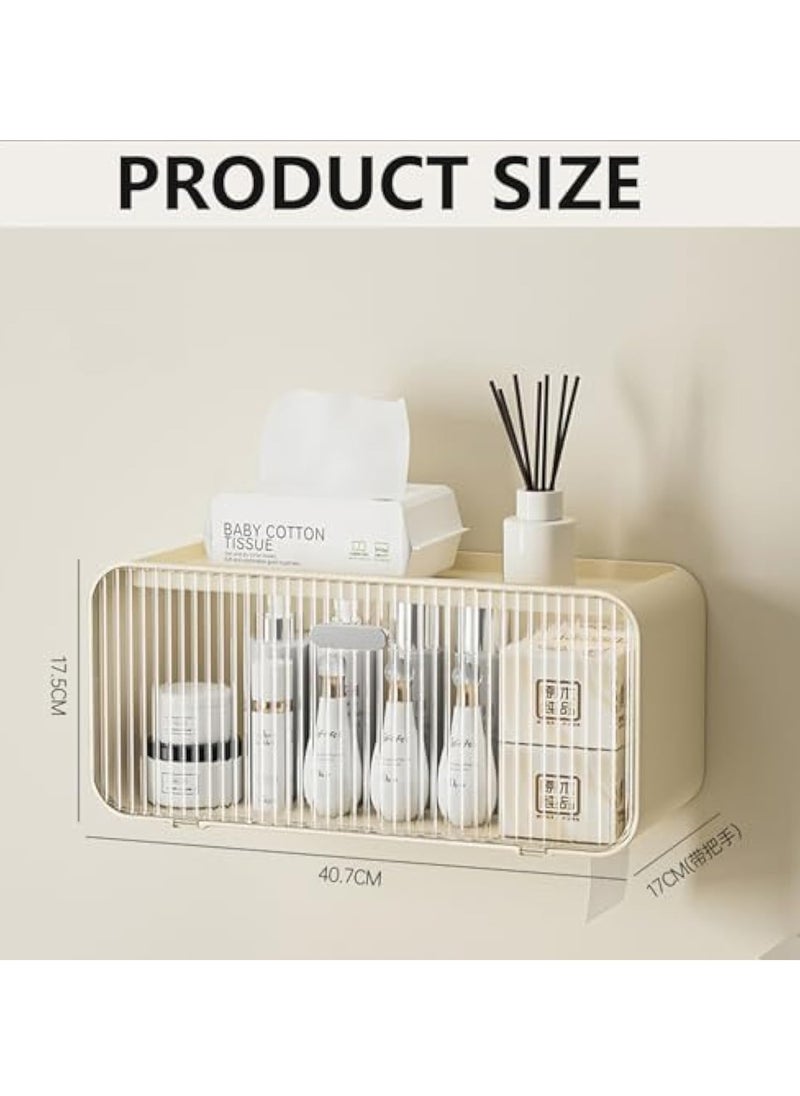 Toilet Shelf Storage Cabinet, Screwless Assembly Toilet Organizer Back, Bathroom Kitchen Storage Cabinet, Toilet Rack Space Saving Design, Wall Mounted