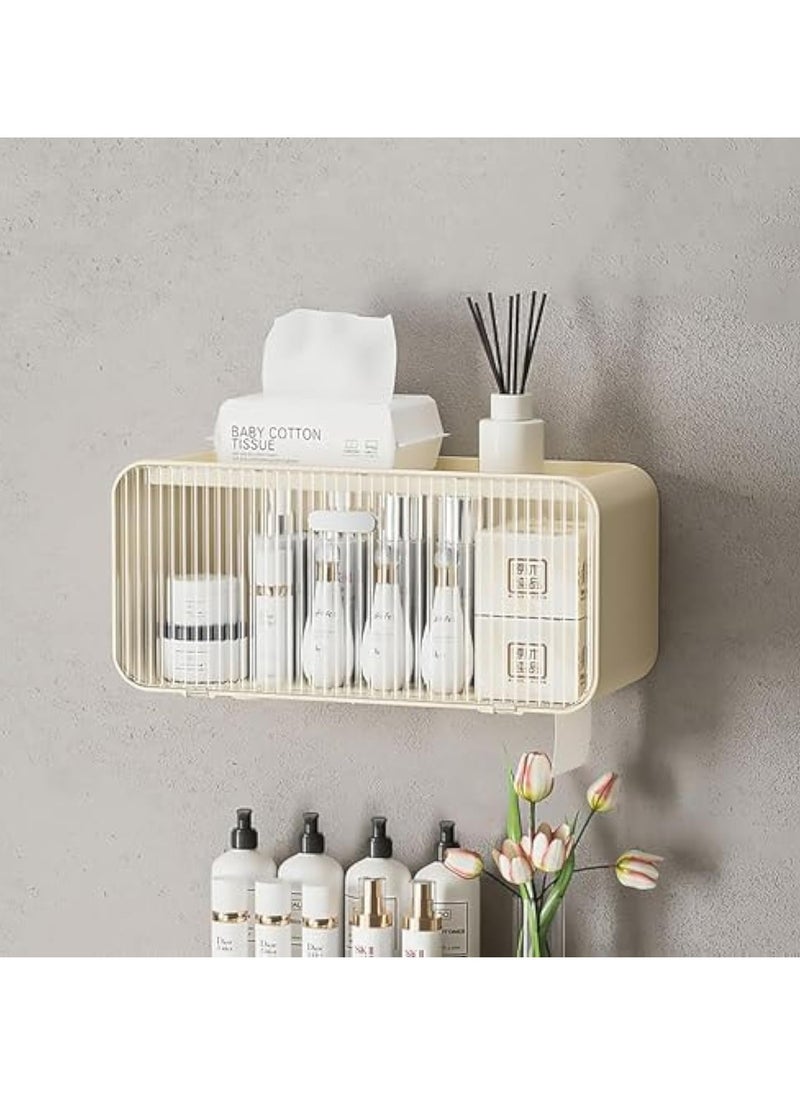 Toilet Shelf Storage Cabinet, Screwless Assembly Toilet Organizer Back, Bathroom Kitchen Storage Cabinet, Toilet Rack Space Saving Design, Wall Mounted