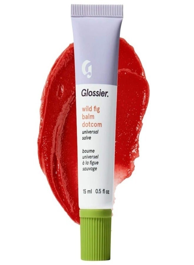 Glossier Balm Dotcom Universal Lip Balm & Skin Salve, Wild Fig 15ml - Hydrating & Multipurpose - Image 1