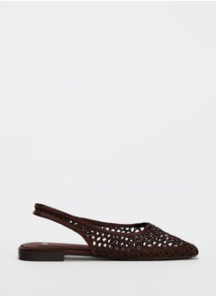 Zara Braided slingback ballet flats  - Image 1