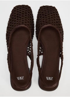 Zara Braided slingback ballet flats  - Image 4