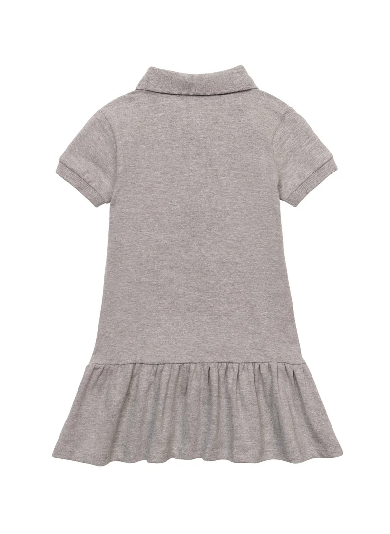 MINOTI Kids Polo dress with a frill