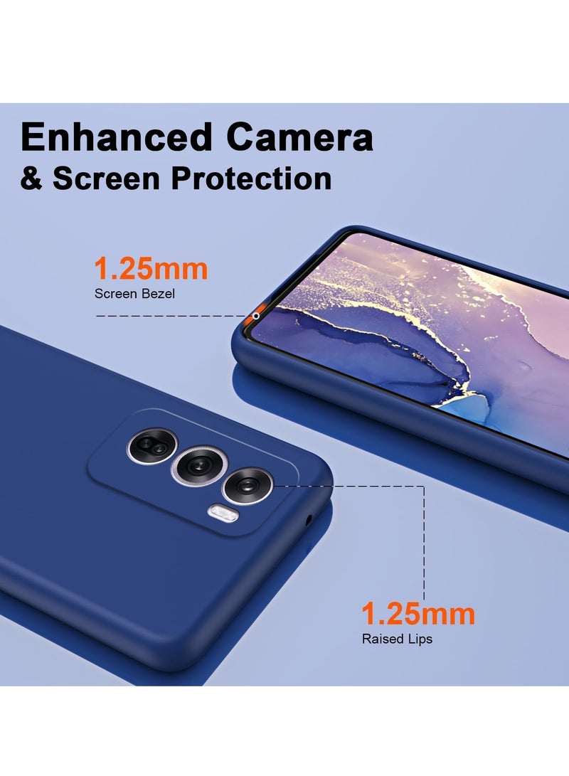 BORTONY OPPO Reno 12 Case Cover Soft Silicone Gel Rubber Case Shockproof Matte Finish Back Cover with Camera Protection Case for OPPO Reno 12 - Image 5