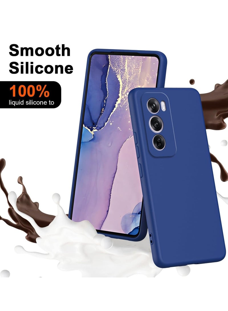 BORTONY OPPO Reno 12 Case Cover Soft Silicone Gel Rubber Case Shockproof Matte Finish Back Cover with Camera Protection Case for OPPO Reno 12 - Image 4