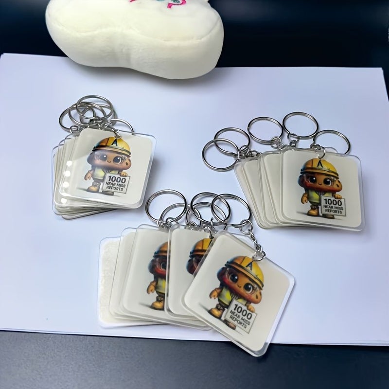 Personalized Keychains 100 Pieces Golden Circle Unique Designs Logos QR Codes Business Promotions Marketing Activities Gift For Her Him - Image 4
