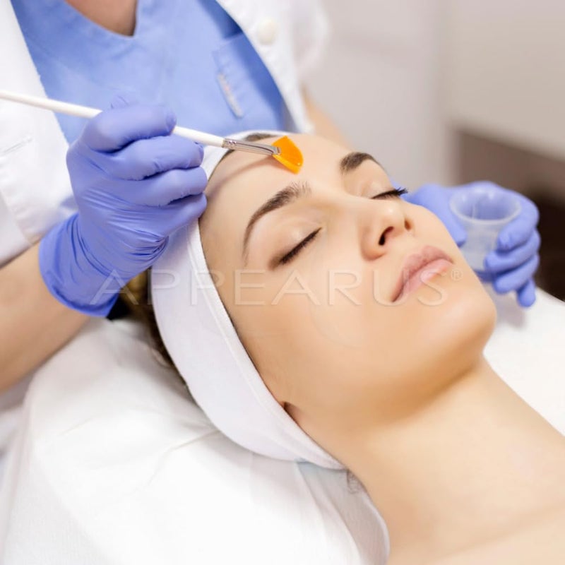 APPEARUS Taklon Fan Mask Brush â€“ Small Size Facial Applicator for Glycolic Acid Peels, Masques & Skincare Treatments â€“ Soft Bristles for Estheticians â€“ 1 Count - Image 2