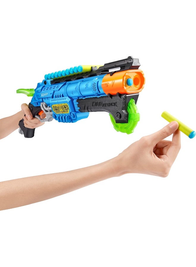 X-Shot باقة هجوم الديناصورات - لعبة تصويب أكشن للأطفال والمراهقين والبالغين الأولاد والبنات، أنشطة عطلة خارجية، هدايا للأطفال من عمر ٨ سنوات فما فوق - Image 3