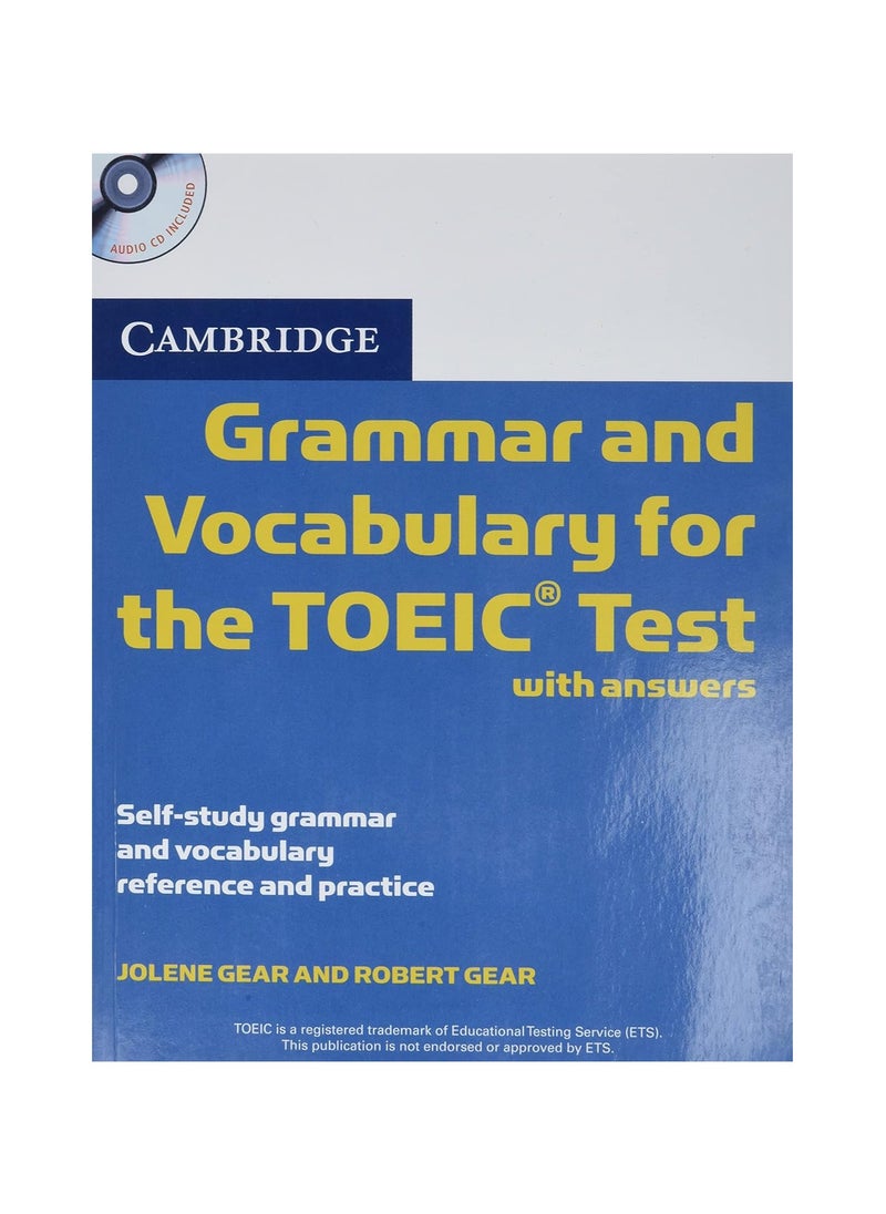 قواعد كامبريدج والمفردات لاختبار TOEIC مع الإجابات والأقراص المدمجة الصوتية 2 الدراسة الذاتية القواعد والمفردات المرجع والممارسة قواعد كامبريدج للشهادة الأولى Ielts Pet 