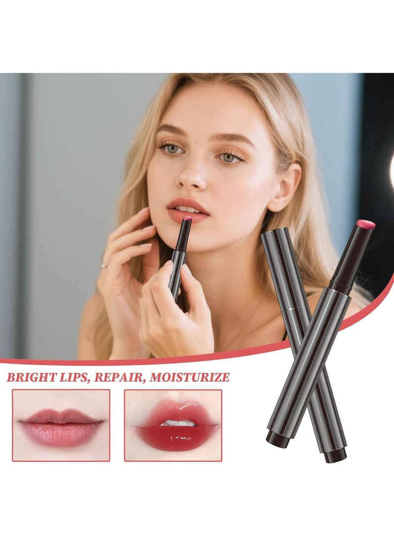 Hydrating Lip Gloss - 1.9g Non-Sticky Hydrating Lipstick - Highly Pigmented Non-Sticky Long Lasting Lip Gloss,for Women Lady Teen Girl Birthday Party Daily Stage Performance Photo Beach - Image 3
