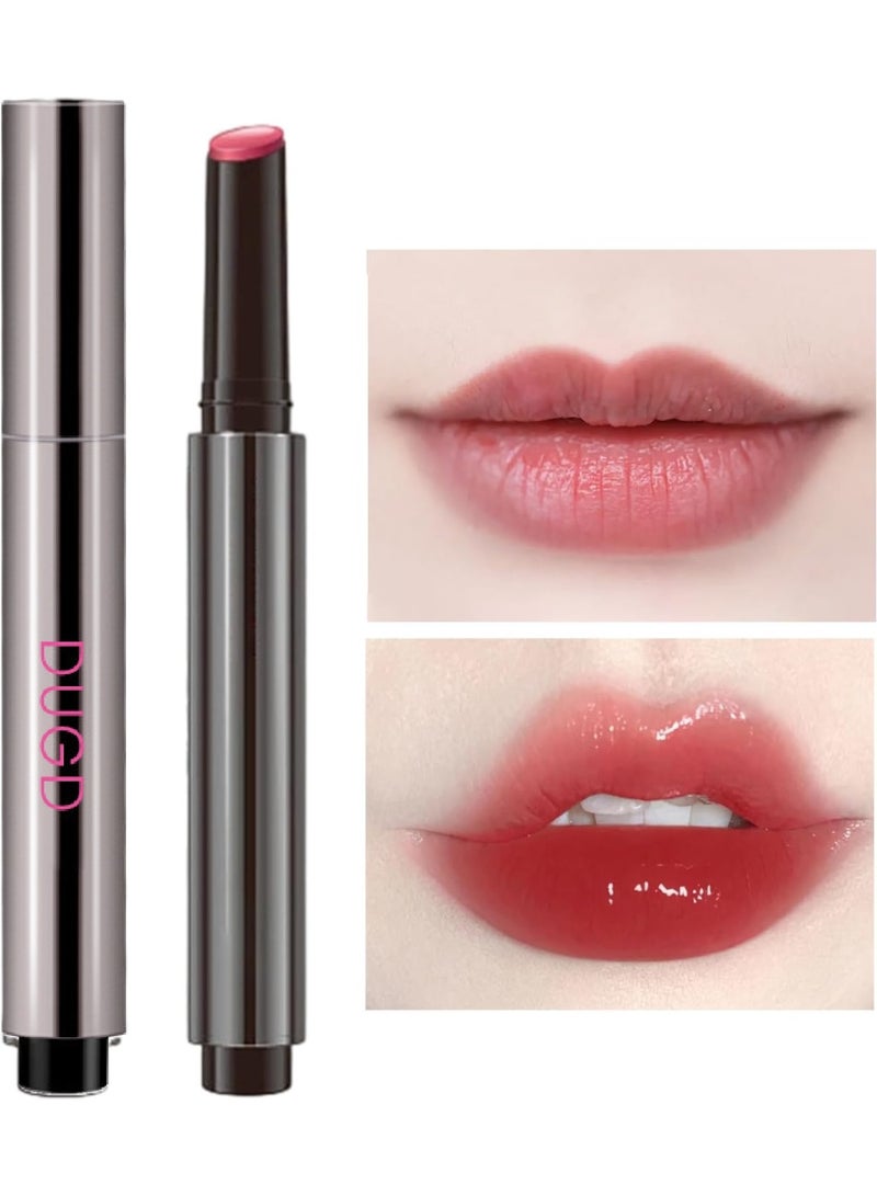 Hydrating Lip Gloss - 1.9g Non-Sticky Hydrating Lipstick - Highly Pigmented Non-Sticky Long Lasting Lip Gloss,for Women Lady Teen Girl Birthday Party Daily Stage Performance Photo Beach - Image 1