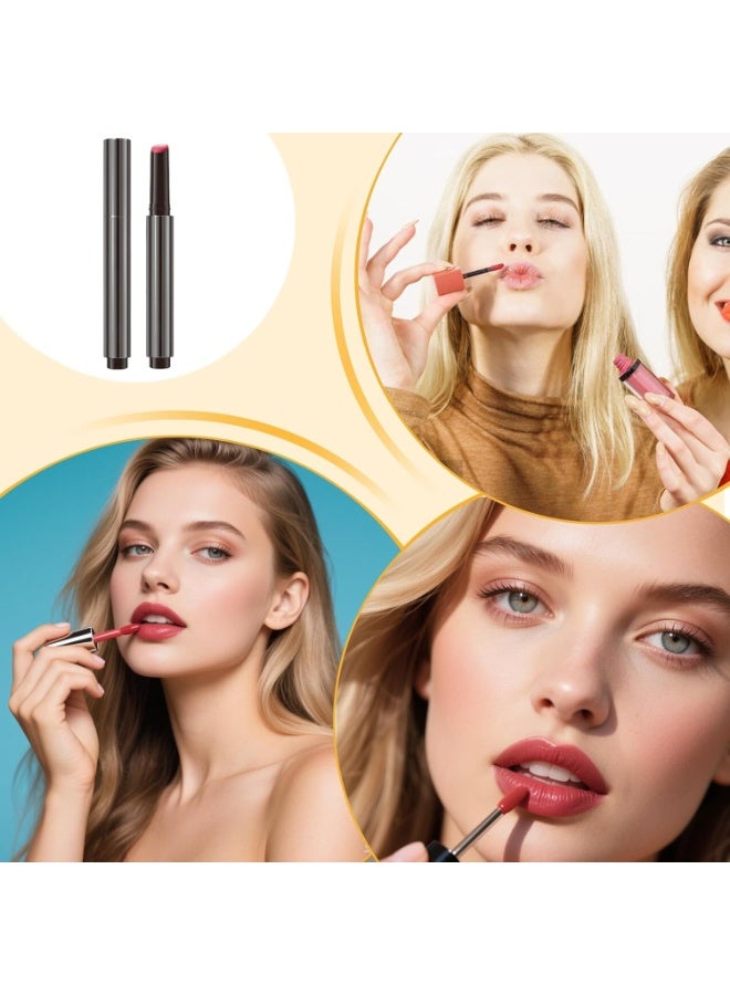 Hydrating Lip Gloss - 1.9g Non-Sticky Hydrating Lipstick - Highly Pigmented Non-Sticky Long Lasting Lip Gloss,for Women Lady Teen Girl Birthday Party Daily Stage Performance Photo Beach - Image 4