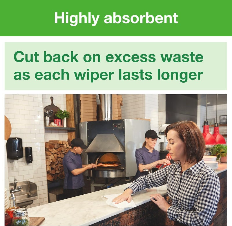 Tork Basic Centerfeed Paper Wiper White M2, High Absorbency, 6 x 600 Sheets, 121201 - Image 3