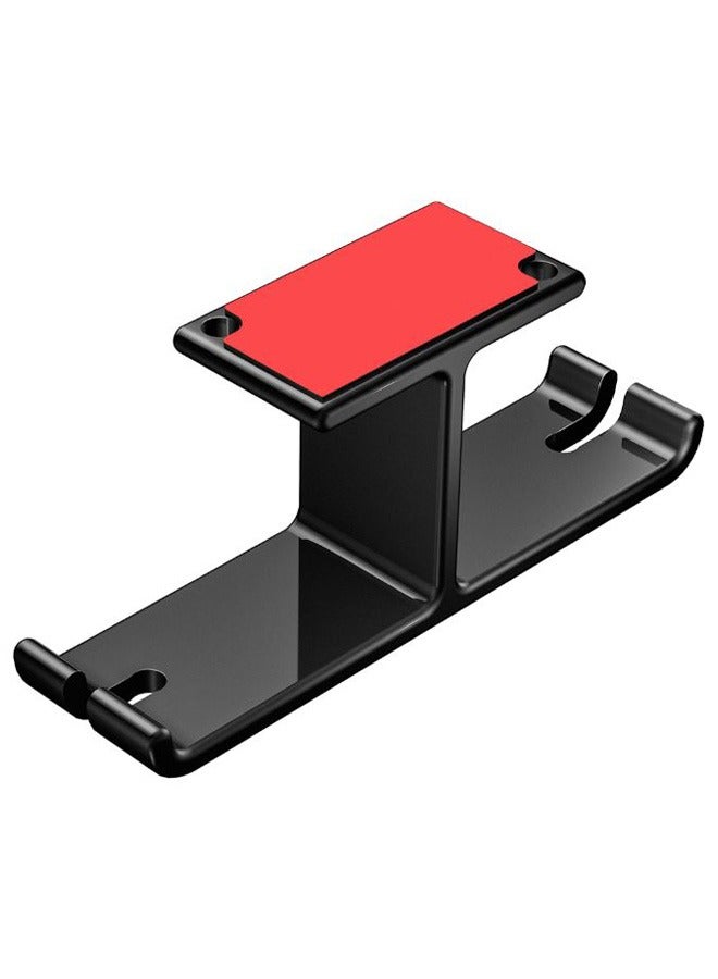 Headphone Stand Hanger Under Desk Stick-On Adhesive Headphone Holder Dual Headset Hook Universal Metal Headset Hook with Cable Organizer  - Image 3