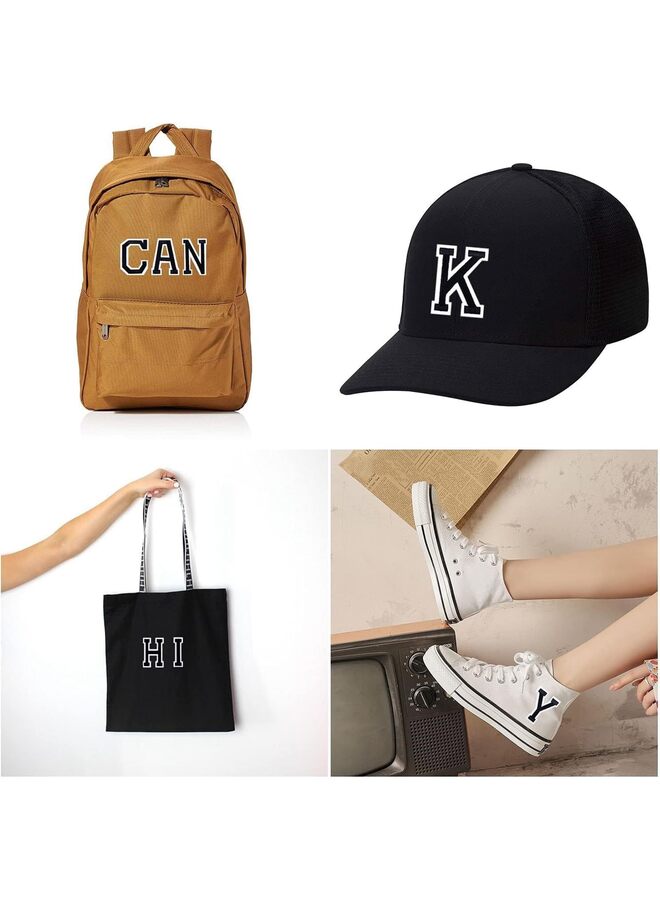 110 Pcs Iron on Letters, Alphabet Patches, Decorate Repair Letter Patches for Clothing Shirts Jackets Hats Jeans Shoes Bags - Image 4