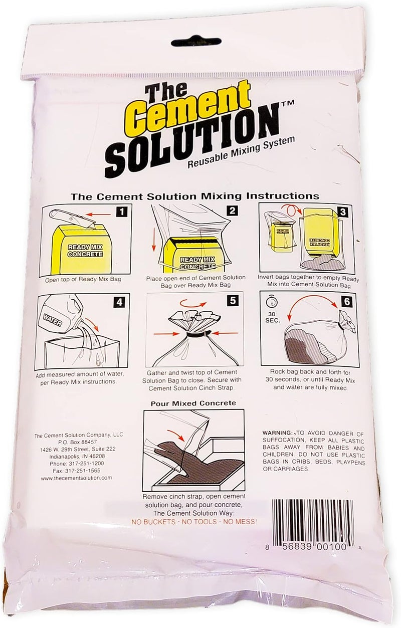 Conservco The Cement Solution Reusable Concrete Mixing Bag for 80 Lbs - Image 2