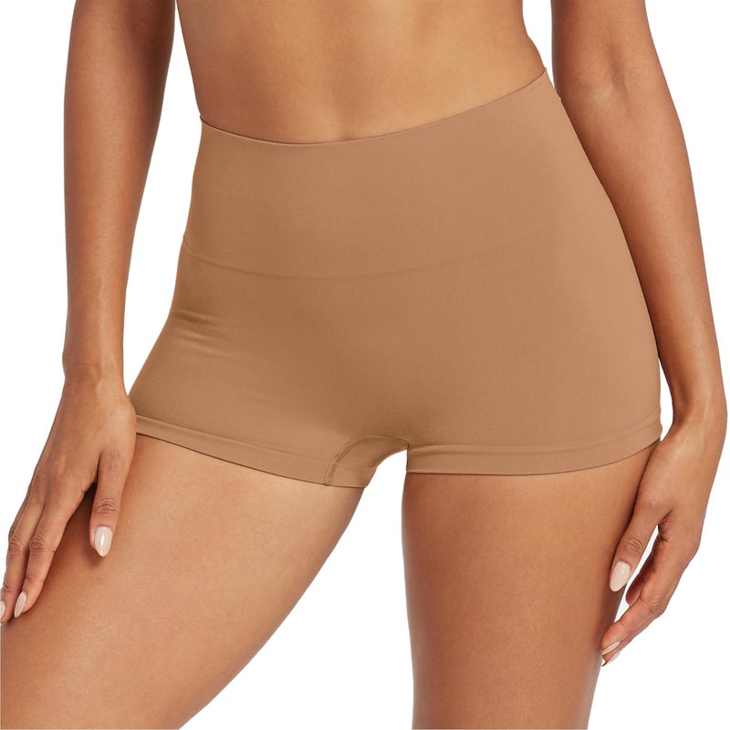 SPANX SPANXshape Everyday Shaping Boyshort - Comfortable Core Control Shapewear Underwear - Invisible Under Clothes - No-Show - Naked 3.0 - Large - Image 2