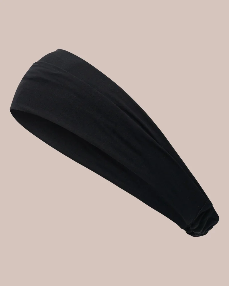 سيلكروز عصابة رأس سوداء لامعة