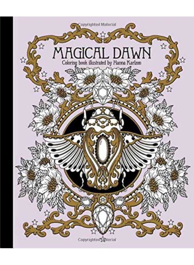Magical Dawn Coloring Book : Published in Sweden as "Magisk Gryning" 