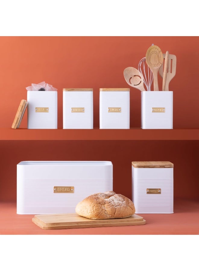 Typhoon Otto Square White Sugar Storage - Image 3