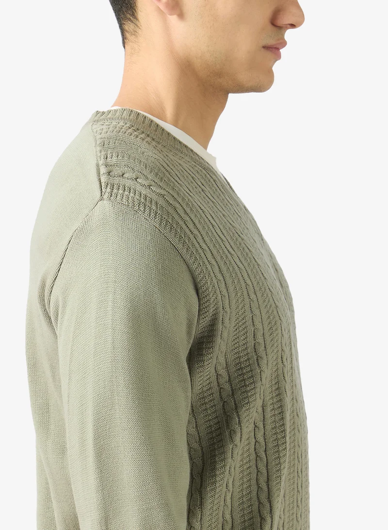 Robert Wood  Casual V Neck Pullover Sweater for Men | Best Price UAE