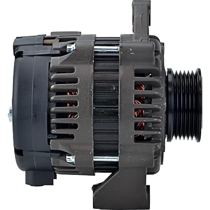 DB Electrical 400-12507 Alternator for 8 Cyl. 305CI 5.0L PLEASURECRAFT 305CI 5.0L 06 07 2006 2007, 6Clock 95Amp Internal Fan Type Solid Pulley Type Internal Regulator CW Rotation 12V - Image 2
