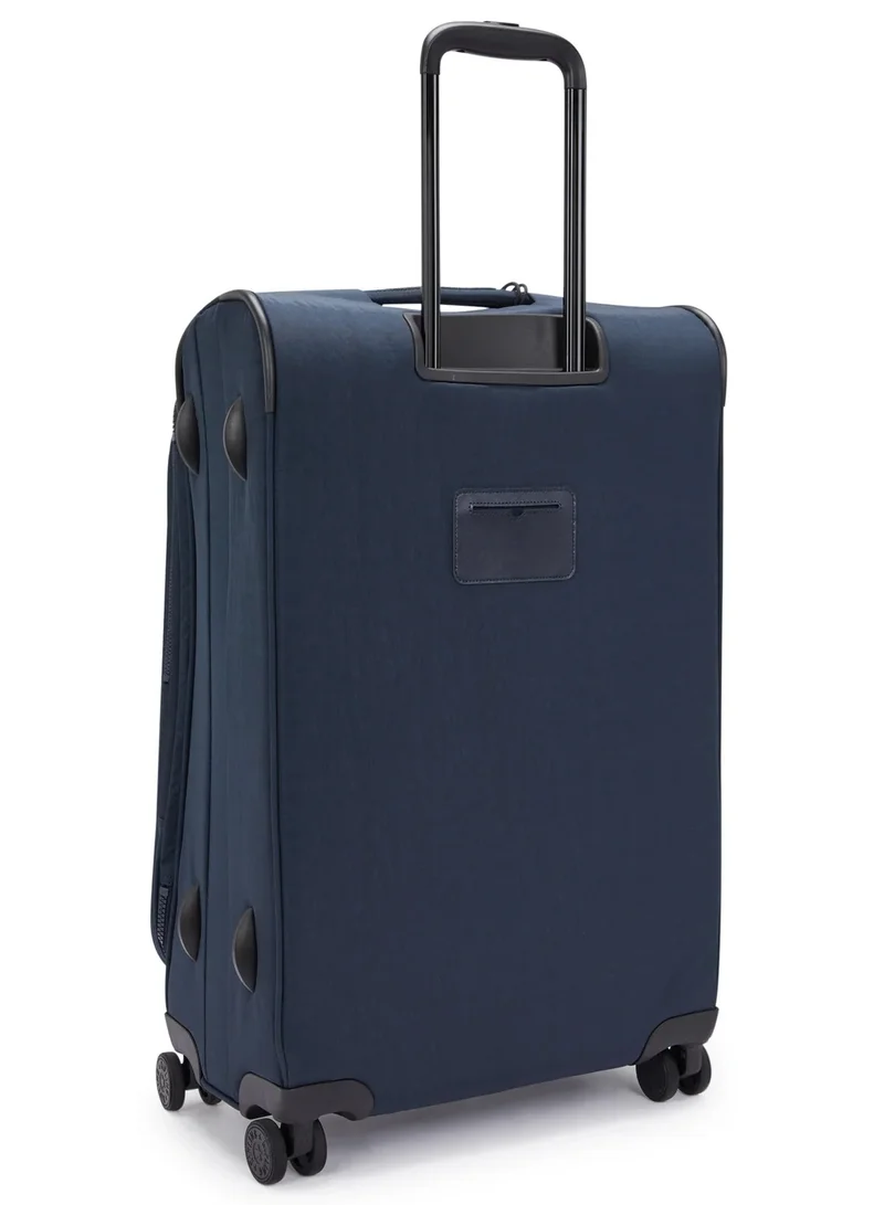 kipling New Youri Spin M Medium Expandable 4 Wheeled Unisex Luggage Trolley - Blue Bleu 2