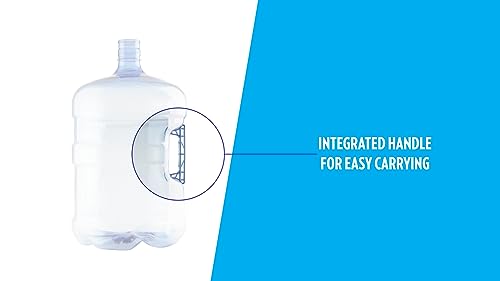 New Wave Enviro BPA Free PET Bottle, 5-Gallon Capacity, Crown Top (cap not included), Designed for Durability with Integrated Handle - Image 3