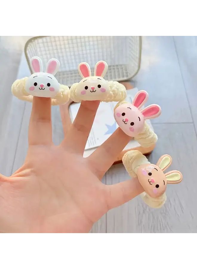 ملصقات أرنب عيد الفصح 6 قطع ألوان عشوائية للزينة DIY لسجلات القصاصات وغلاف الهاتف - Image 5