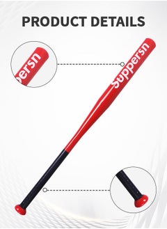 GROIC 25" Baseball Bat Set Glove & Baseballs, Alloy Steel 25" Training Bat Softball Bat, Durable Adult Handed Softball Fielding Glove with Balls, Outdoor Sports Training Practice Equipment  - Image 2