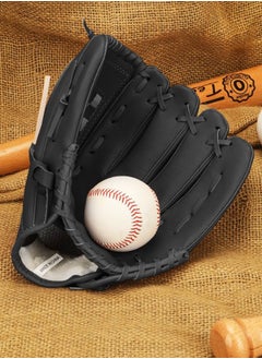 GROIC 25" Baseball Bat Set Glove & Baseballs, Alloy Steel 25" Training Bat Softball Bat, Durable Adult Handed Softball Fielding Glove with Balls, Outdoor Sports Training Practice Equipment  - Image 4