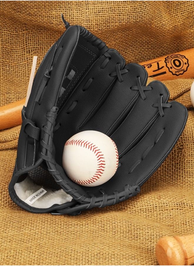 GROIC 25" Baseball Bat Set Glove & Baseballs, Alloy Steel 25" Training Bat Softball Bat, Durable Adult Handed Softball Fielding Glove with Balls, Outdoor Sports Training Practice Equipment  - Image 4