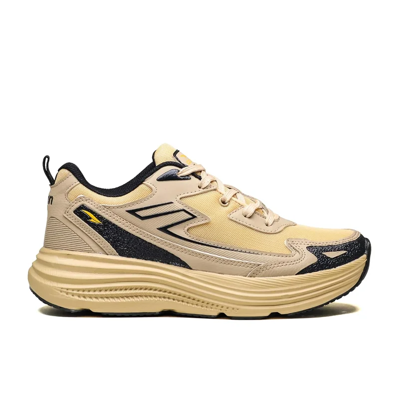 Asian Beige Black Sports Shoes for Men and Boys