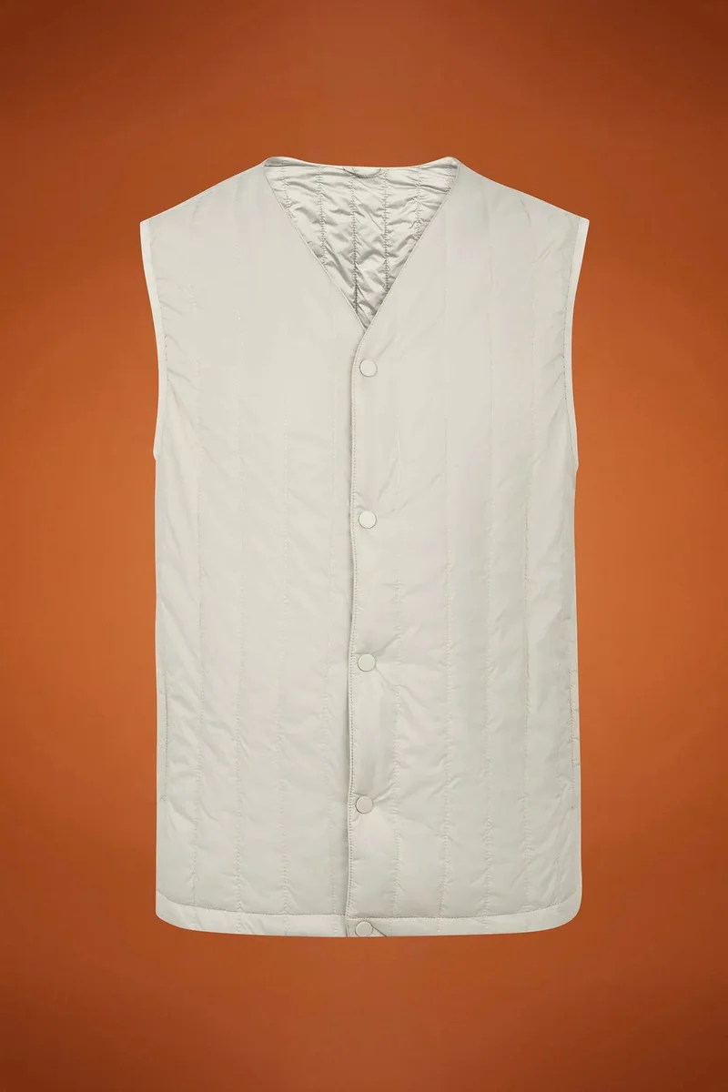 Doppelganger Men's regular fit padded gilet - Beige
