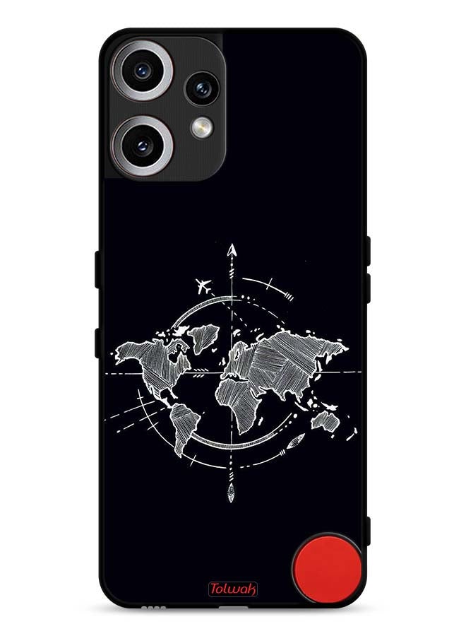 Tolwak Nothing CMF Phone 2 Pro Protective Case Cover Compass Art - Image 1