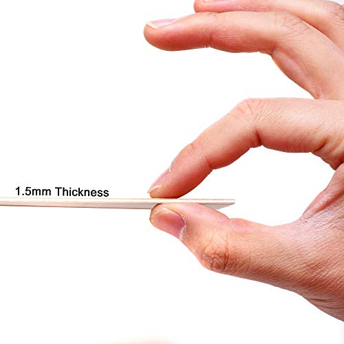 TDOCK 10 Pack Basswood Sheet, 1/16 X 8 X 12 Inch Thin Plywood Wood Sheets for Crafts - Image 3