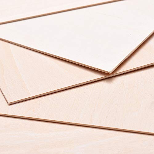 TDOCK 10 Pack Basswood Sheet, 1/16 X 8 X 12 Inch Thin Plywood Wood Sheets for Crafts - Image 4