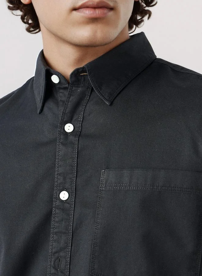 Lee Cooper BLACK Lee Cooper Regular Fit Shirt for Men | Best Price UAE