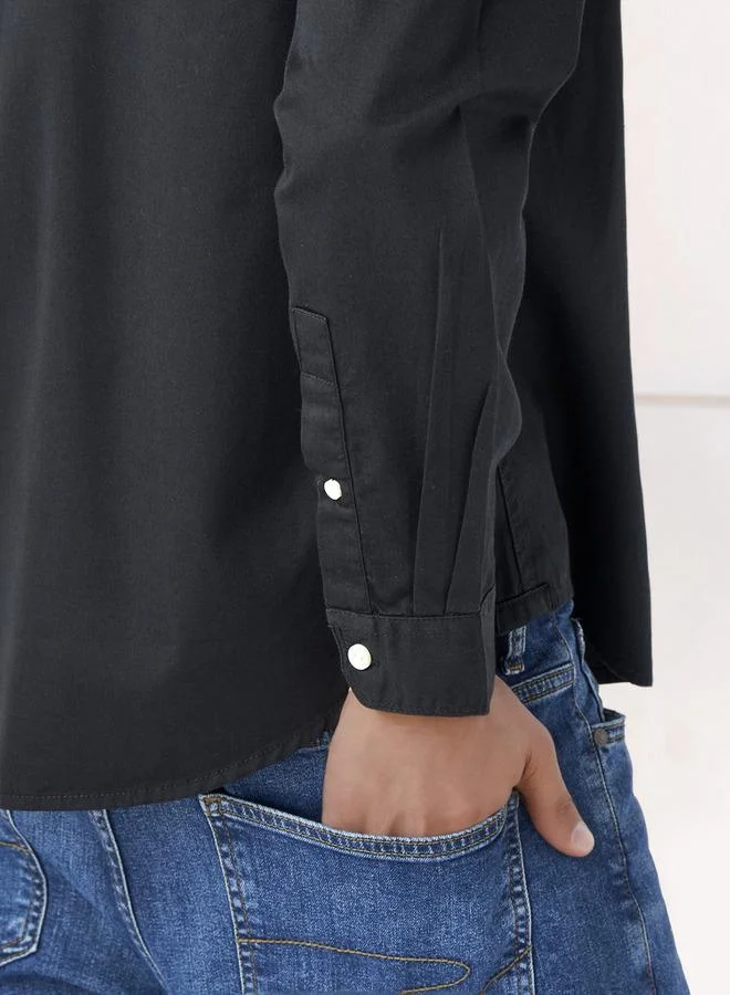 Lee Cooper BLACK Lee Cooper Regular Fit Shirt for Men | Best Price UAE
