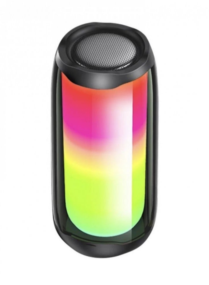 Bastec Colrful Luminous Wireless Speaker: BASTEC BC701 with Bluetooth, RGB Lighting, USB, Aux Input & Built-in Speaker" - Image 2