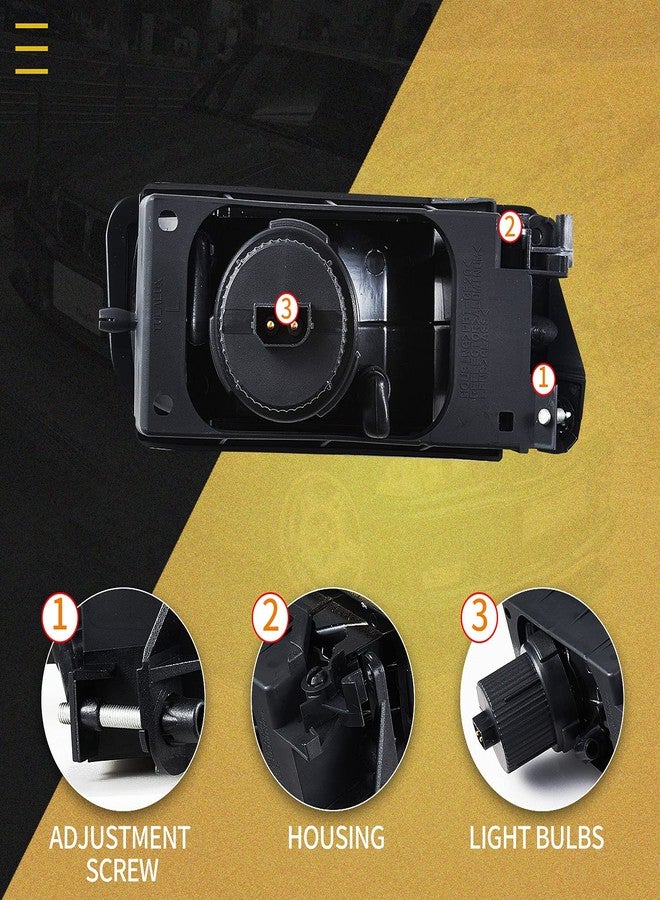 WEISIGAO Fog Lights Lamps for 1992 1993 1994 1995 1996 1997 1998 1999 BMW (M3 E36) 318i 318is 318ti 320i 323i 323is 325i 325is 328i 328is 3 Series Original Design, 1 Pair, w/H1 Bulbs (Yellow Lens) - Image 4